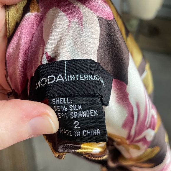 Silk Floral Dress - Picture 7 of 7